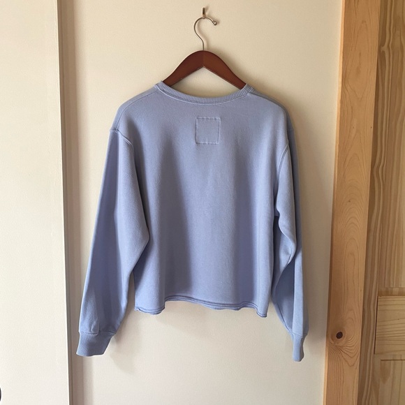 Hollister Daisy Crewneck Crop Sweatshirt - Picture 2 of 7